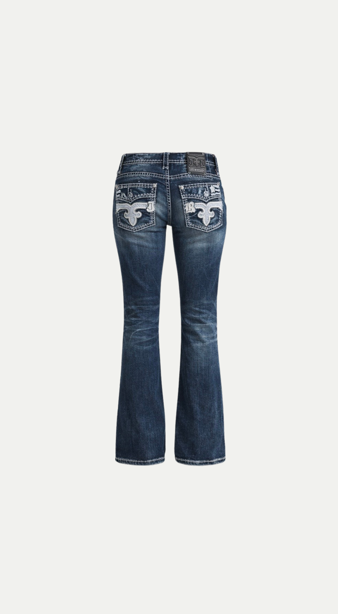 BOOTCUT DENIM JEANS DARK WASH