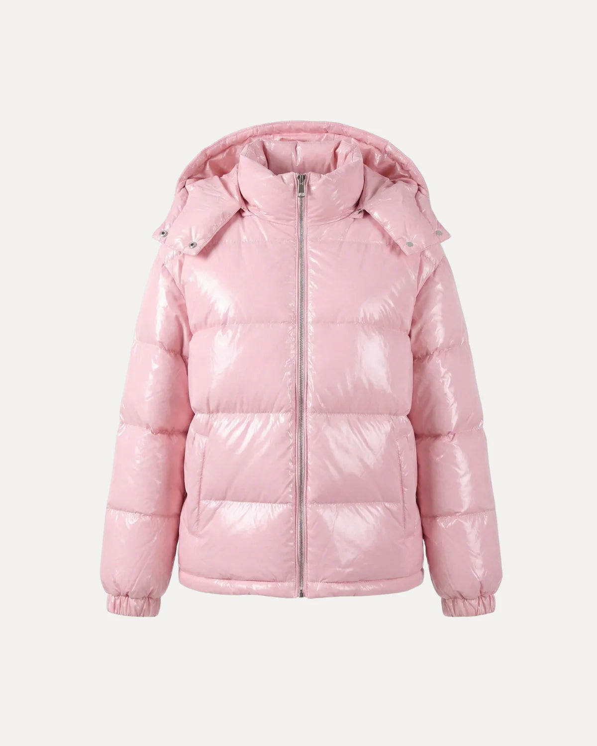 GLOSSY PUFFER JACKET | DAMEN