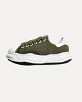 WAVE SOLE CANVAS SNEAKER – OLIVE